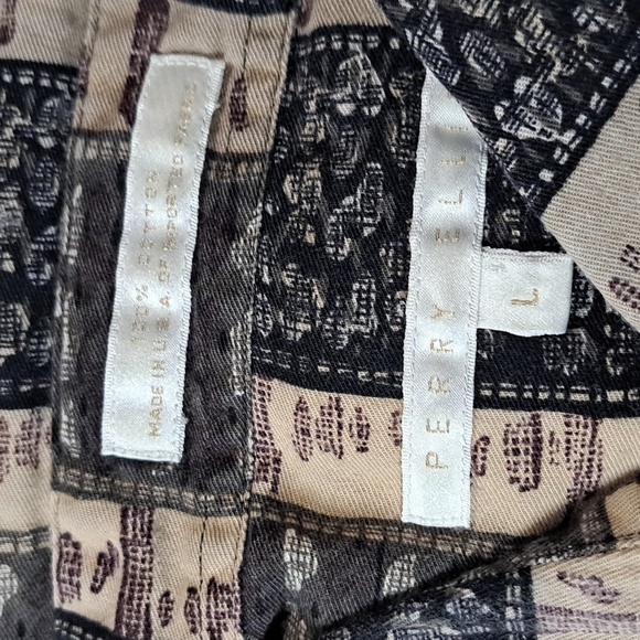 Perry Ellis Mens Large Button Up Long Sleeve Shirt - Picture 15 of 16